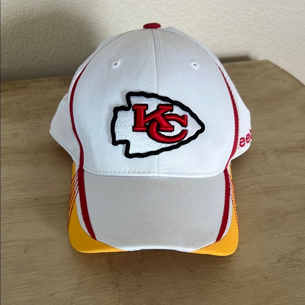Reebok White and Red Hat
